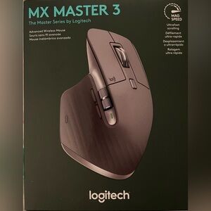 Logitech MX Master 3 Advanced Wireless Mouse W/ High-Precision Sensor Space Grey